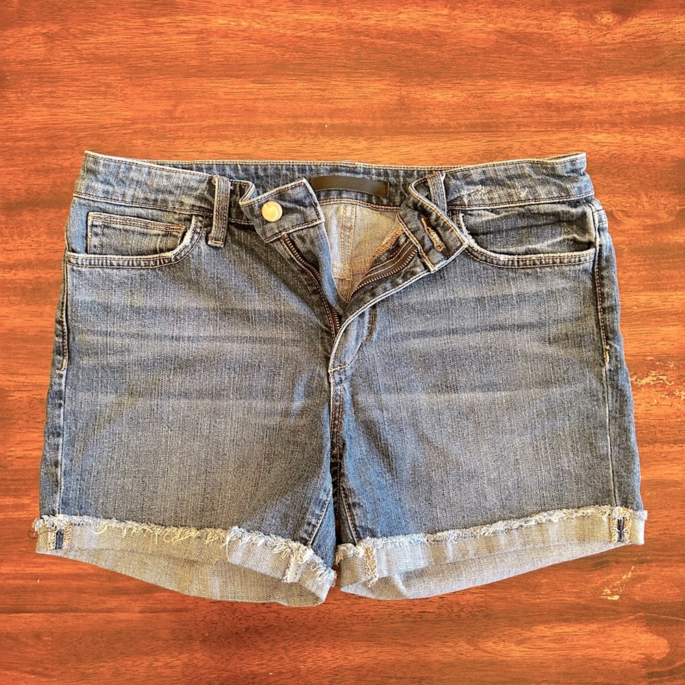 Joe’s Jeans, denim frayed shorts , size 31